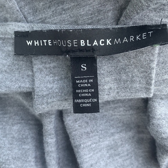 WHBM Gray Hi-Lo Long Sleeved Shirt - Picture 8 of 9